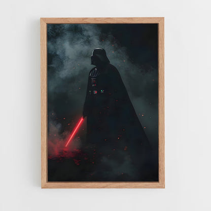 star-wars-40 cadre Bois clair