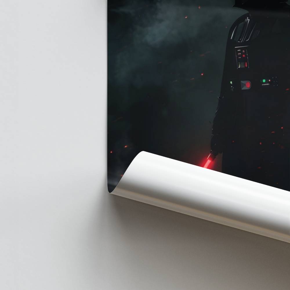 Póster Darth Vader Niebla