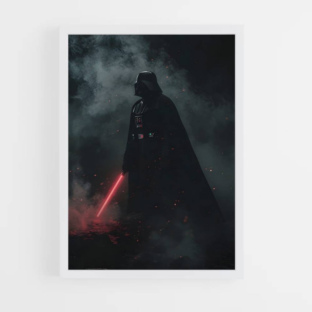 Póster Darth Vader Niebla