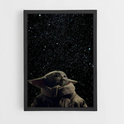 Espacio Bebé Yoda Póster