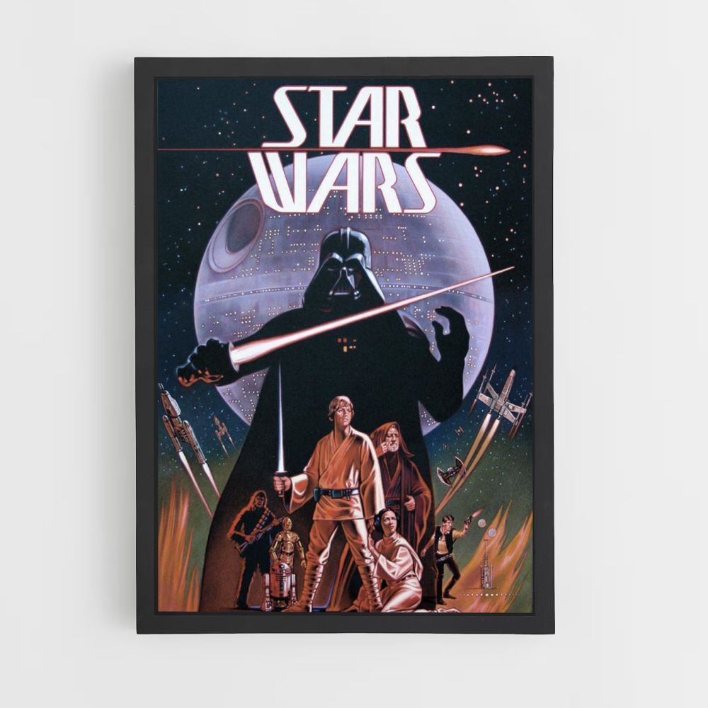 Póster vintage de Star Wars