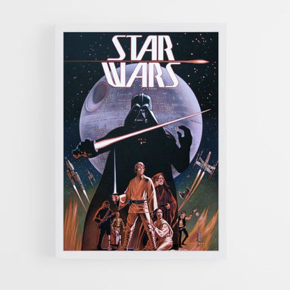 Póster vintage de Star Wars