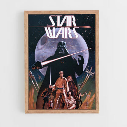 Póster vintage de Star Wars