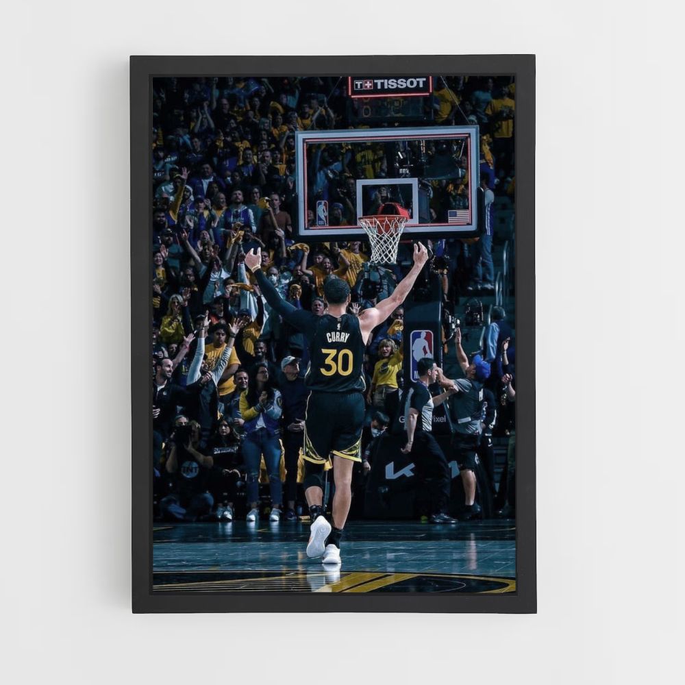 Cartel Stephen Curry Cesta