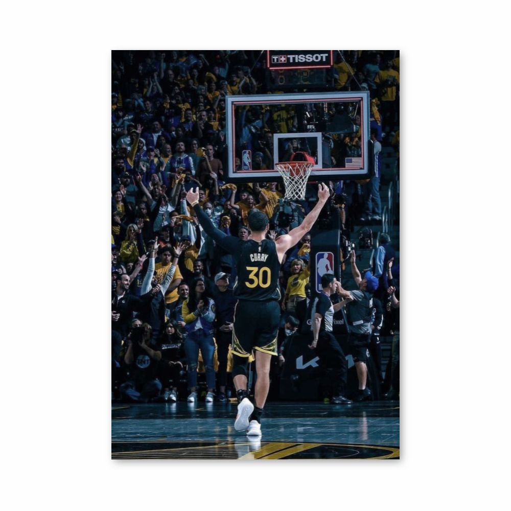 Cartel Stephen Curry Cesta