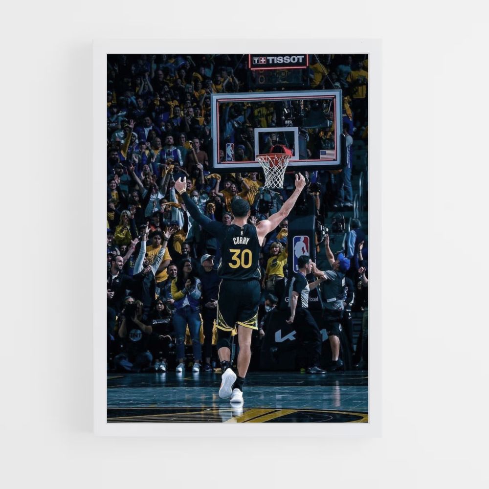 Cartel Stephen Curry Cesta