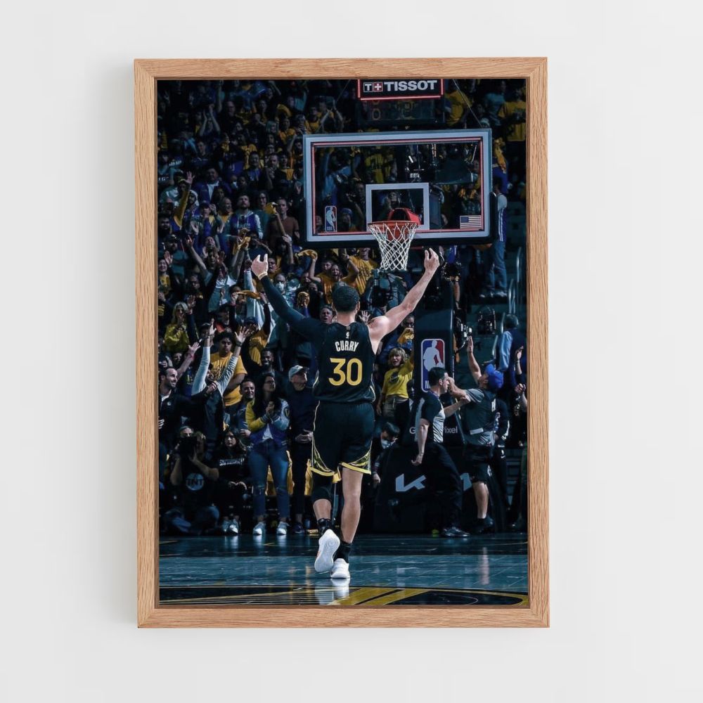 Cartel Stephen Curry Cesta