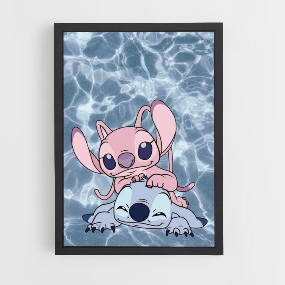 Póster Stitch x Angel Rose