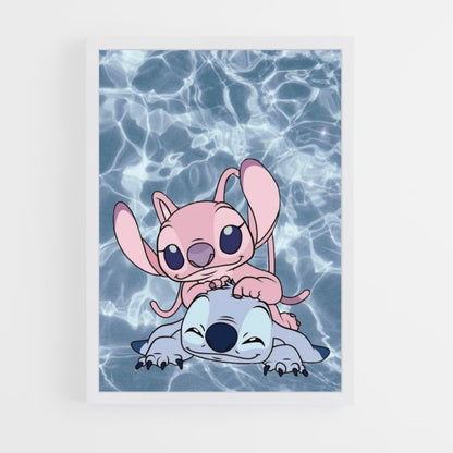 Póster Stitch x Angel Rose