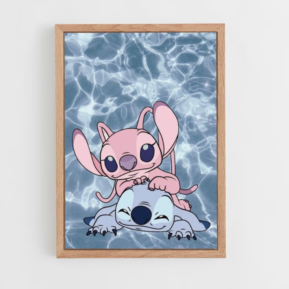 Póster Stitch x Angel Rose