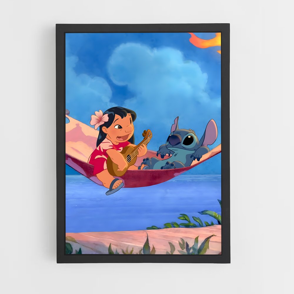 stitch-12 cadre Noir