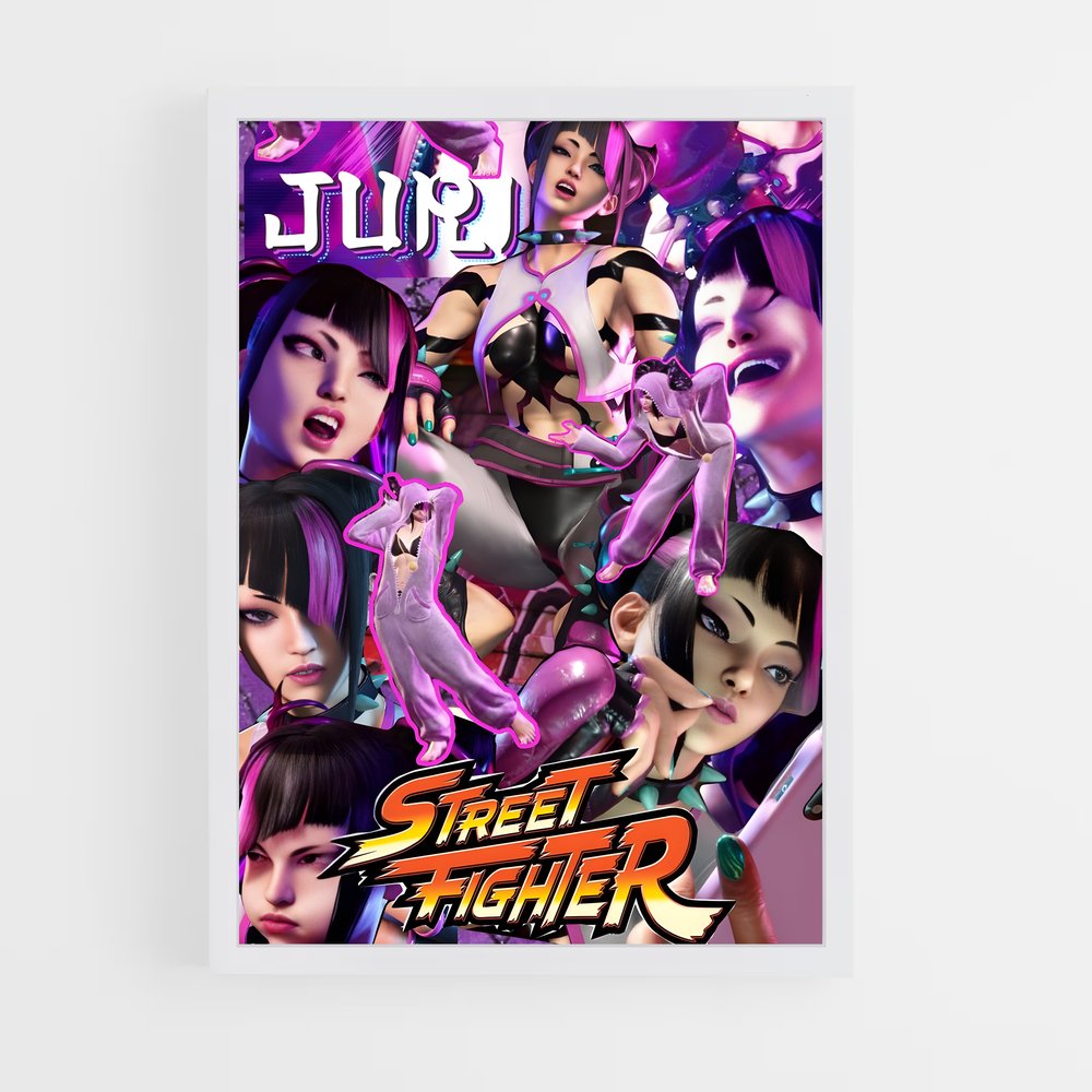 street-fighter-10 cadre Blanc