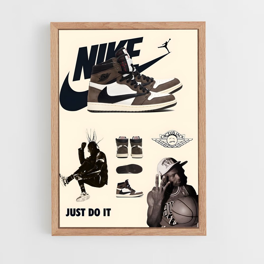 streetwear-9 cadre Bois clair