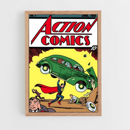 superman-2 cadre Bois clair