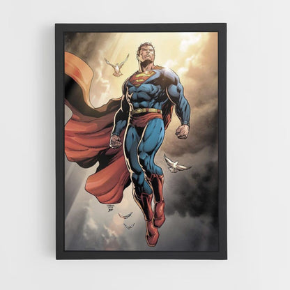 Póster Superman Cielo