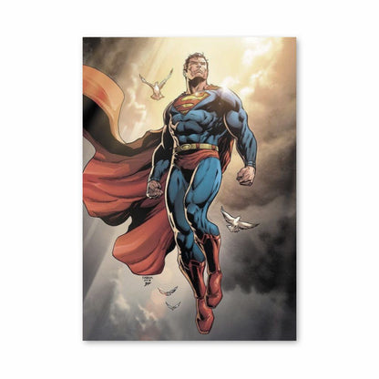 Póster Superman Cielo