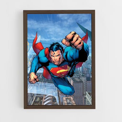 superman-5 cadre Bois foncé