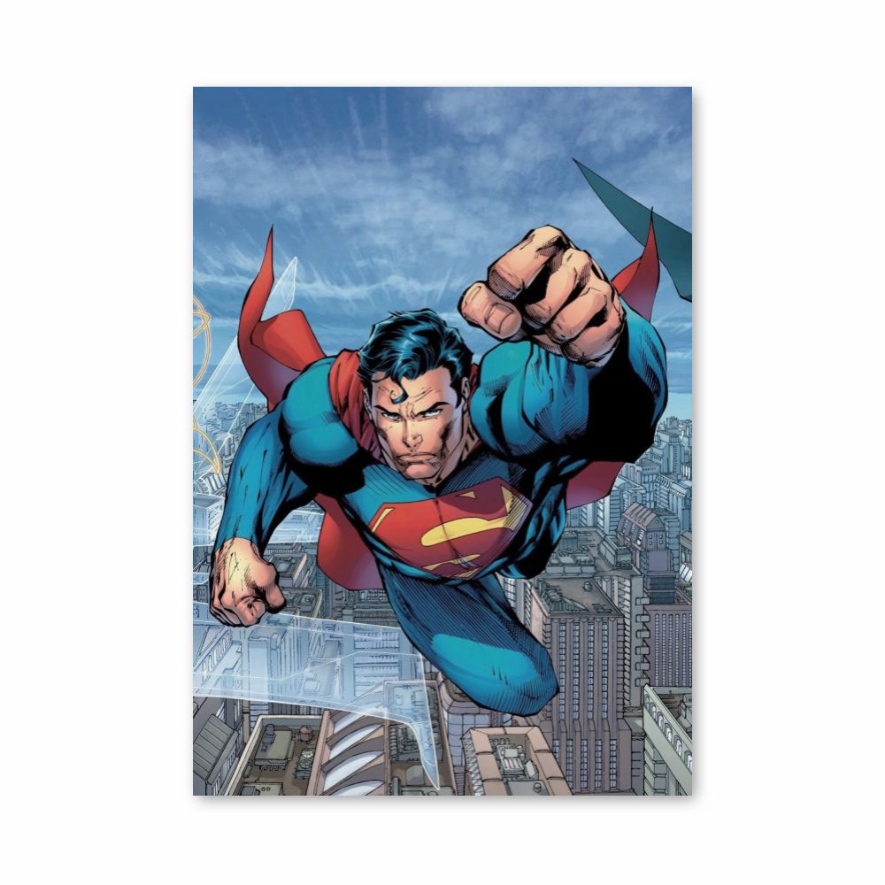 Póster Superman vuela