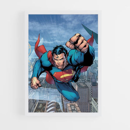 Póster Superman vuela