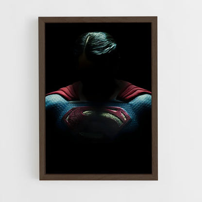 superman-6 cadre Bois foncé
