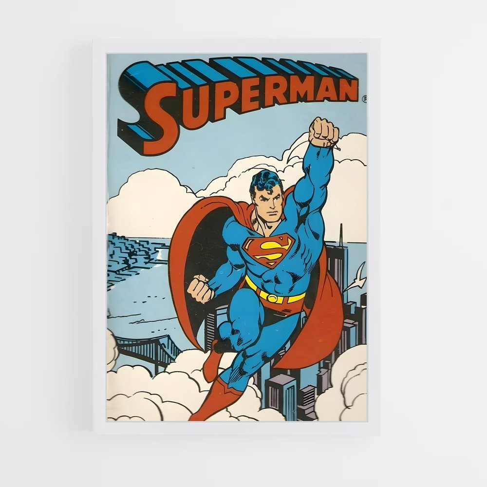 superman-7 cadre Blanc