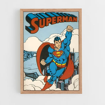 superman-7 cadre Bois clair