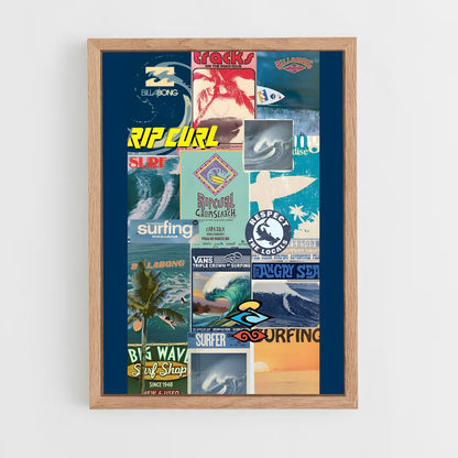 surf-3 cadre Bois clair