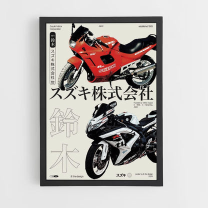 Póster Moto japonesa