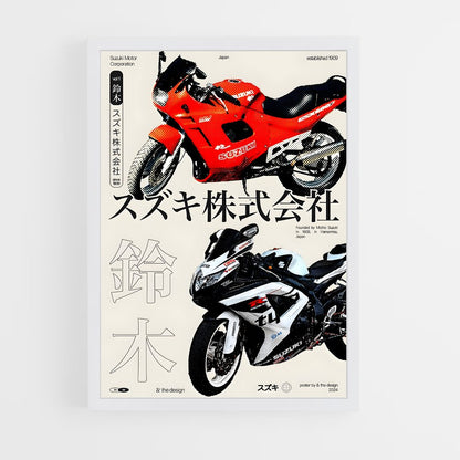 suzuki-2 cadre Blanc