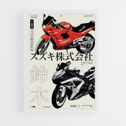 Póster Moto japonesa