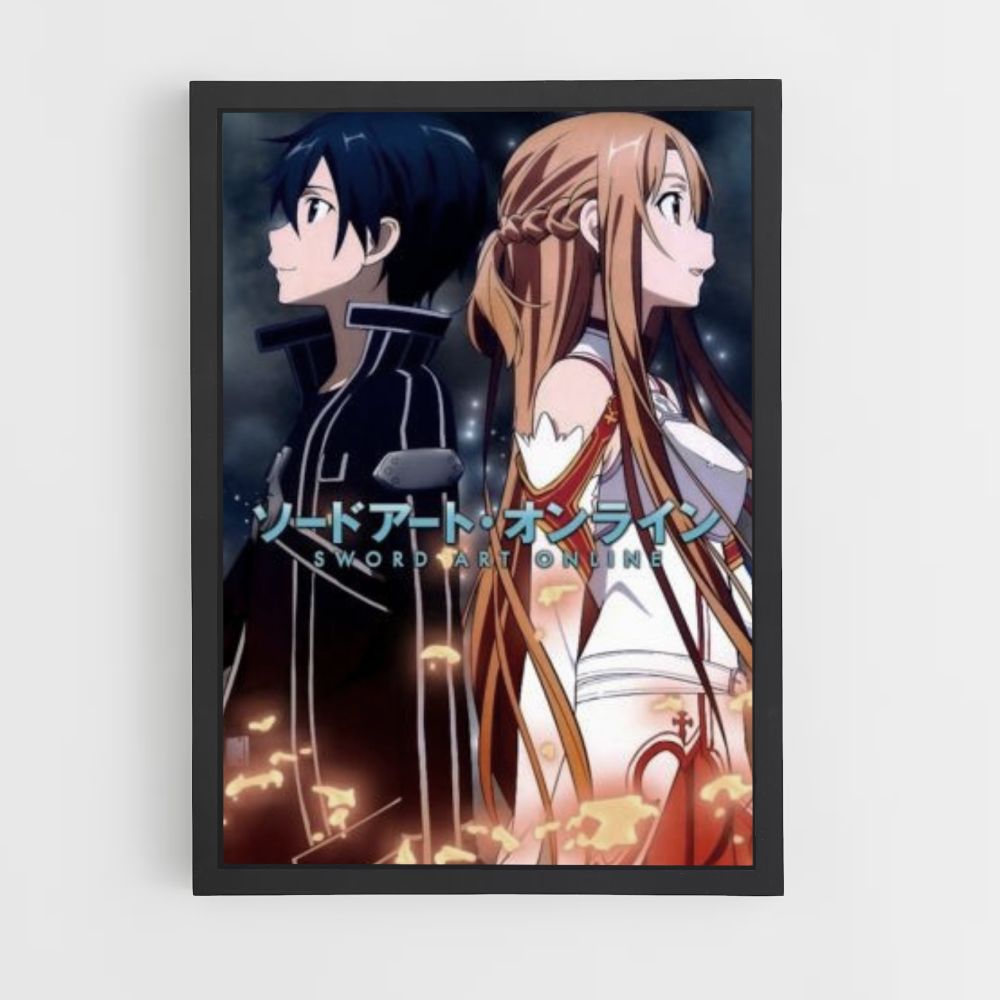 Póster Kirito y Asuna