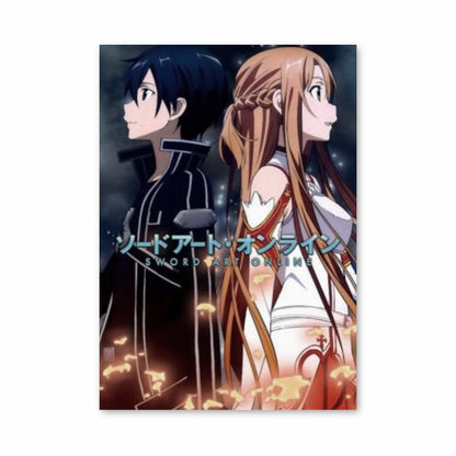 Póster Kirito y Asuna