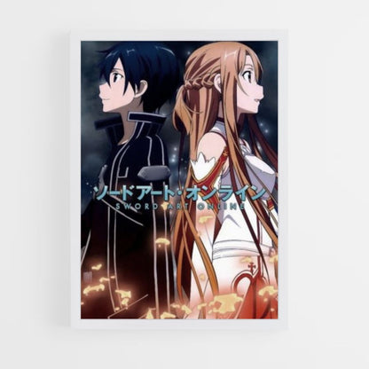 Póster Kirito y Asuna