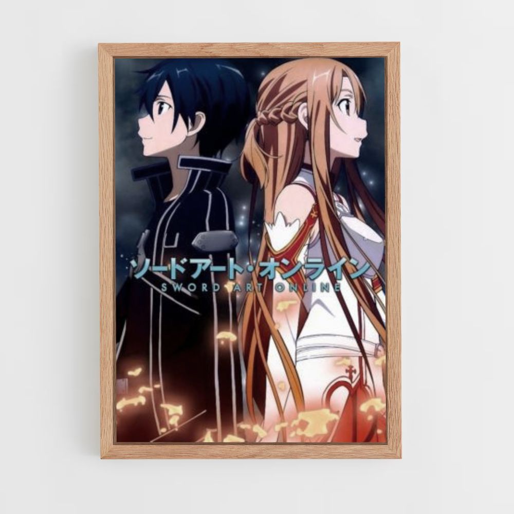 Póster Kirito y Asuna