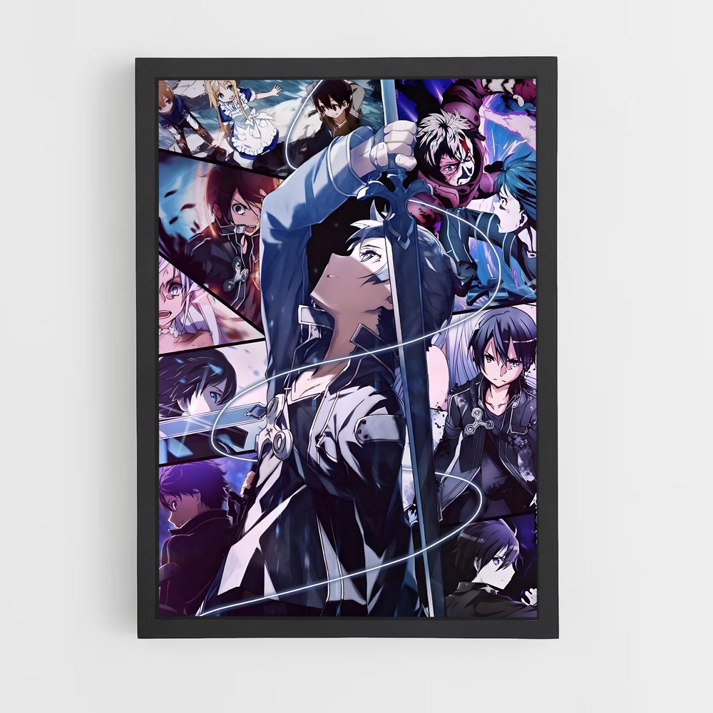 sword-art-online-6 cadre Noir