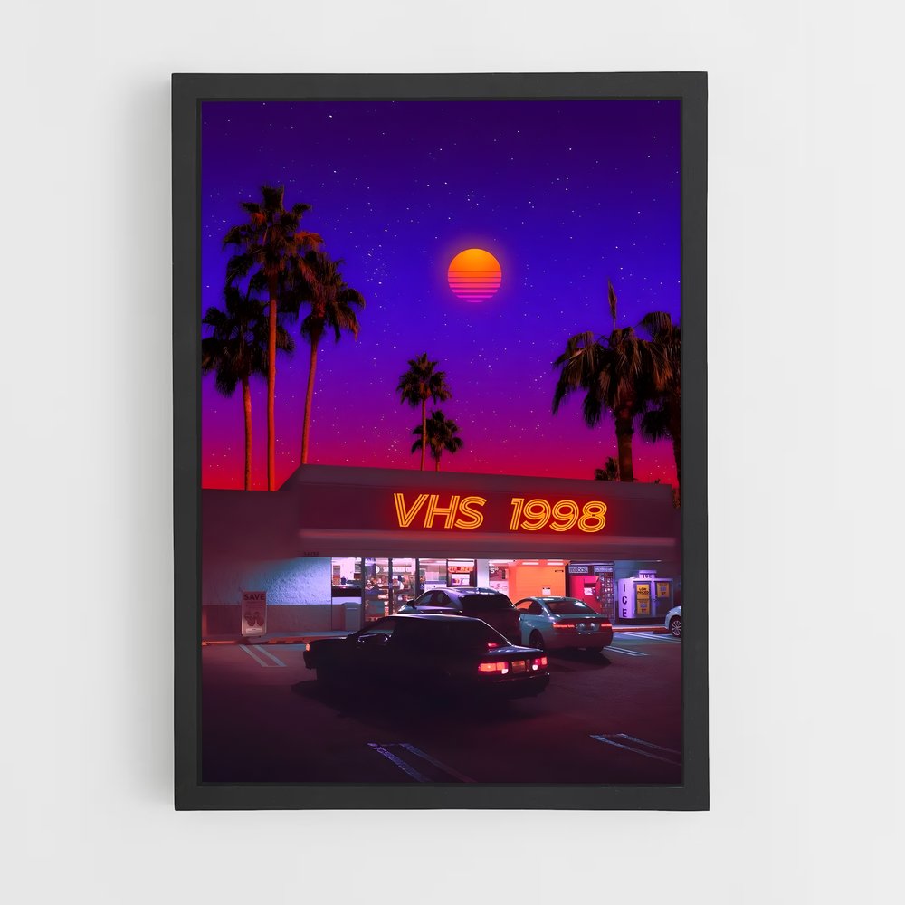 synthwave-1 cadre Noir