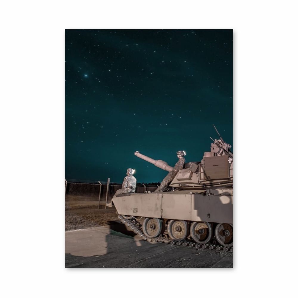 Póster Noche de tanques