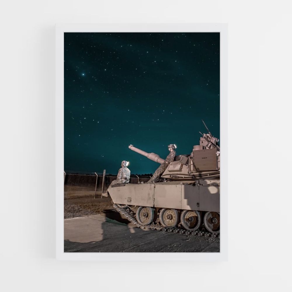 Póster Noche de tanques