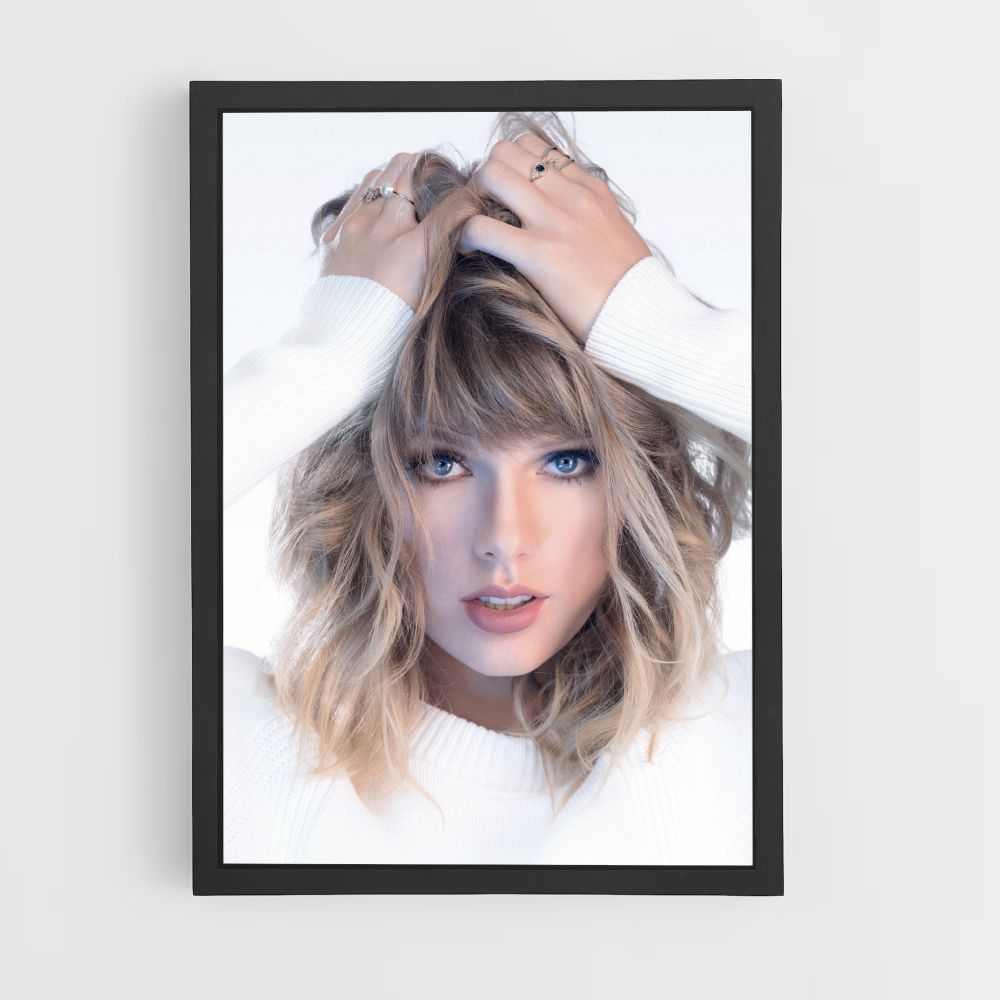 Póster Taylor Swift Blanco