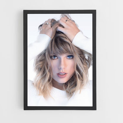 Póster Taylor Swift Blanco