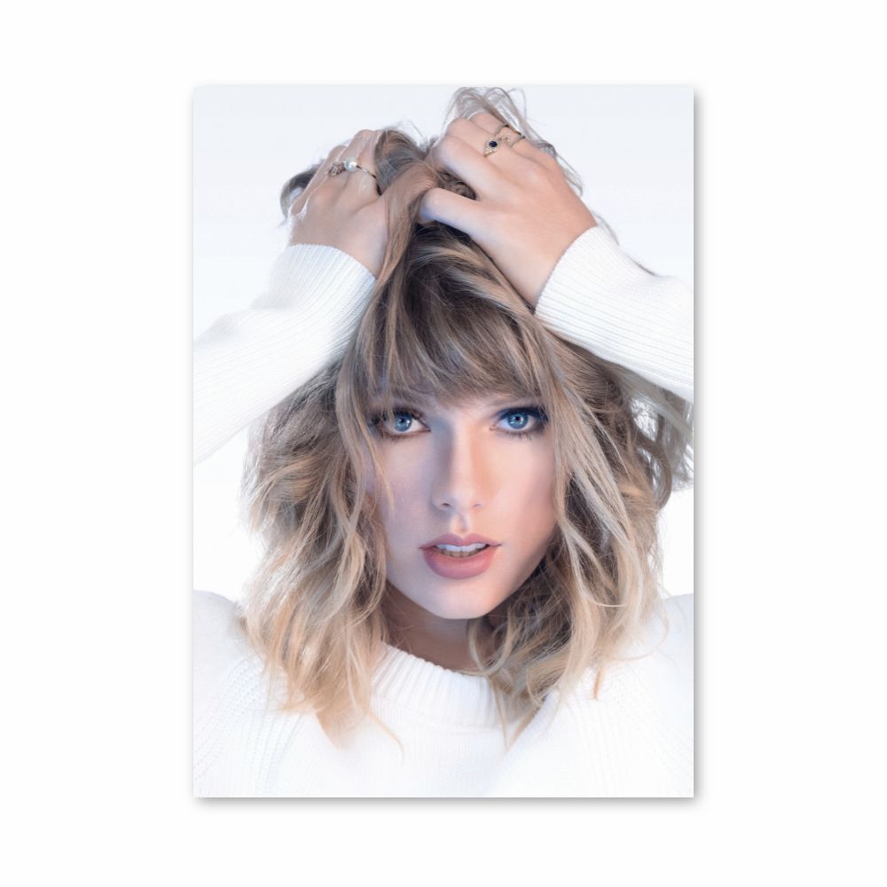 Póster Taylor Swift Blanco