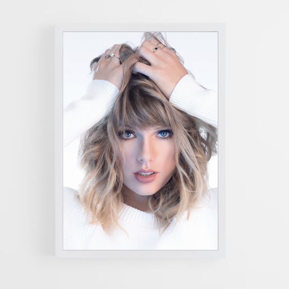 Póster Taylor Swift Blanco