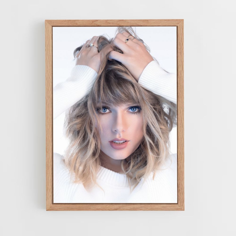 Póster Taylor Swift Blanco