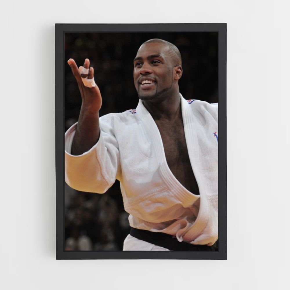 Cinturón Poster Teddy Riner Negro