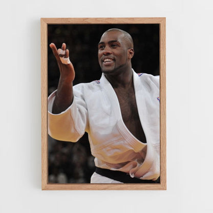 Cinturón Poster Teddy Riner Negro