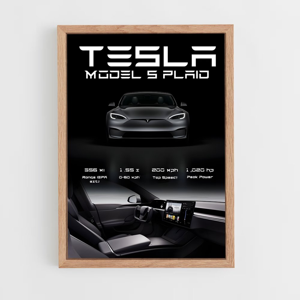 tesla-2 cadre Bois clair