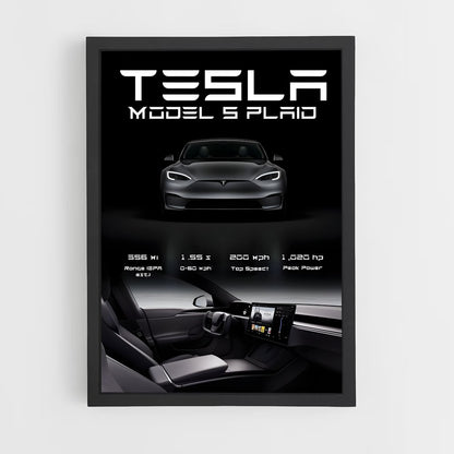 tesla-2 cadre Noir