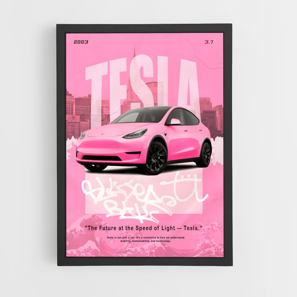 tesla-3 cadre Noir