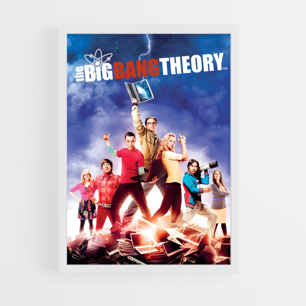 the-big-bang-theory-10 cadre Blanc