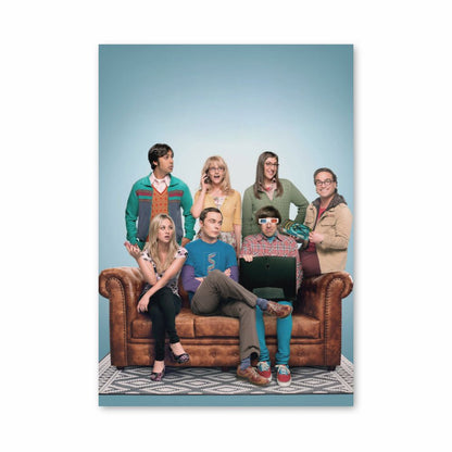 Póster The Big Bang Theory Sofá